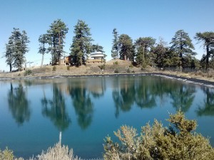 Ski resort reservoir