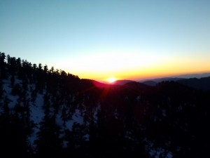 Sunset near Mt. Baden-Powell