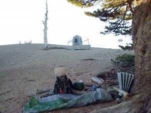 Mt. Baden-Powell campsite