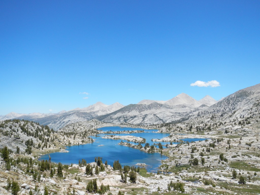 View of Marie Lake from Seldon Pass