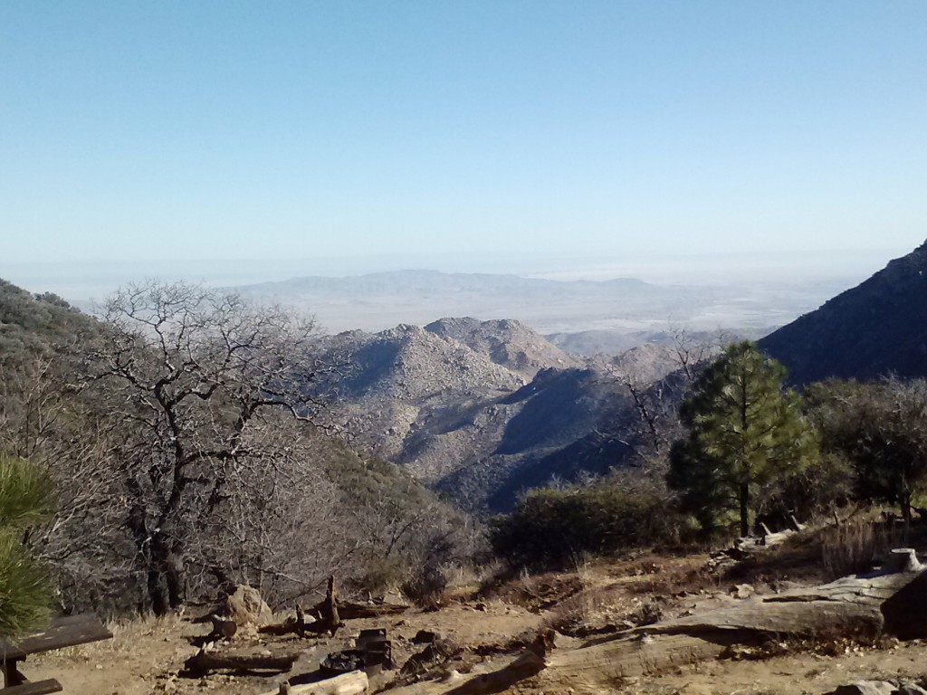 View of the Anza-Borrego Desert from the Desert View Picnic Area