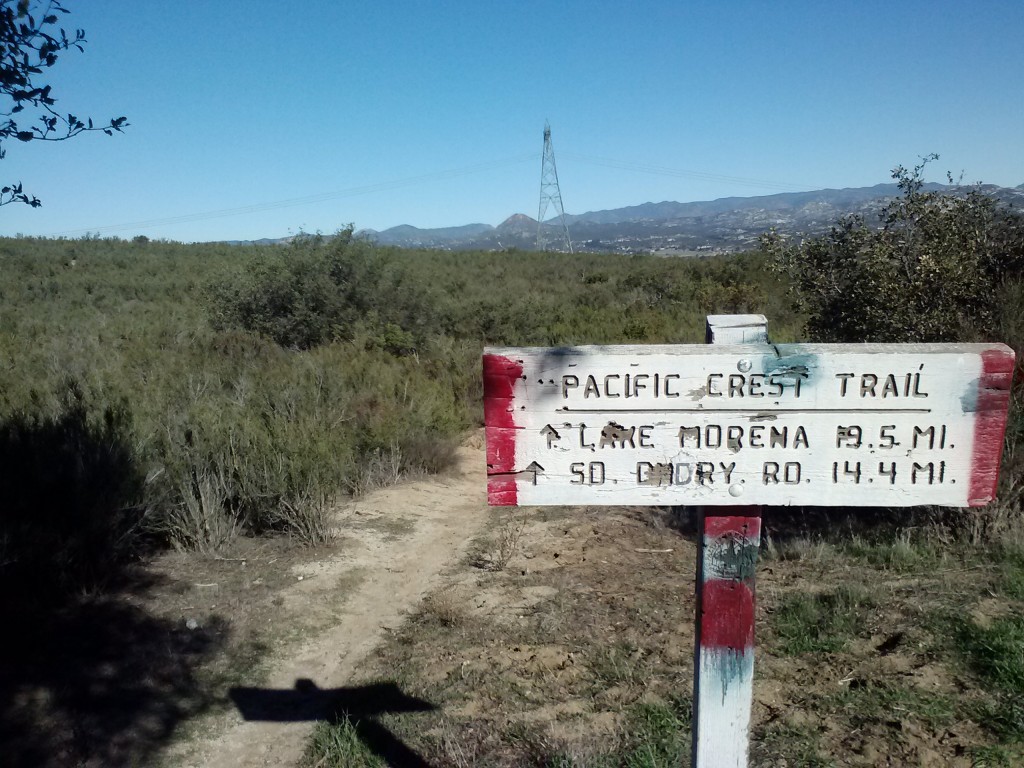 Trailhead of the PCT