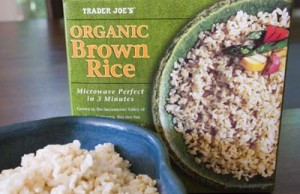 Trader Joe's frozen and fully cooked Organic Brown Rice