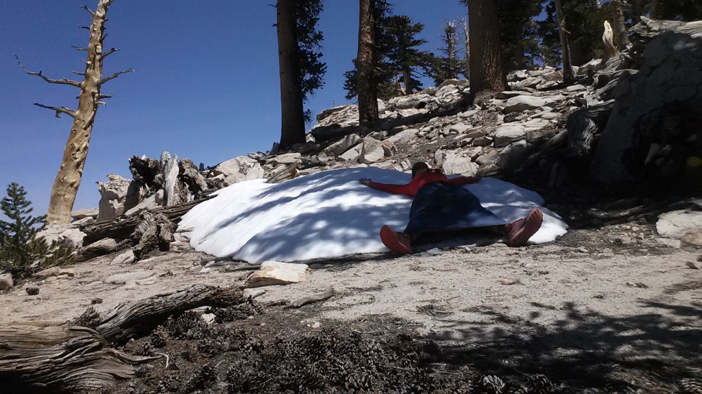 PCT Section G Sequoia National Forest snow