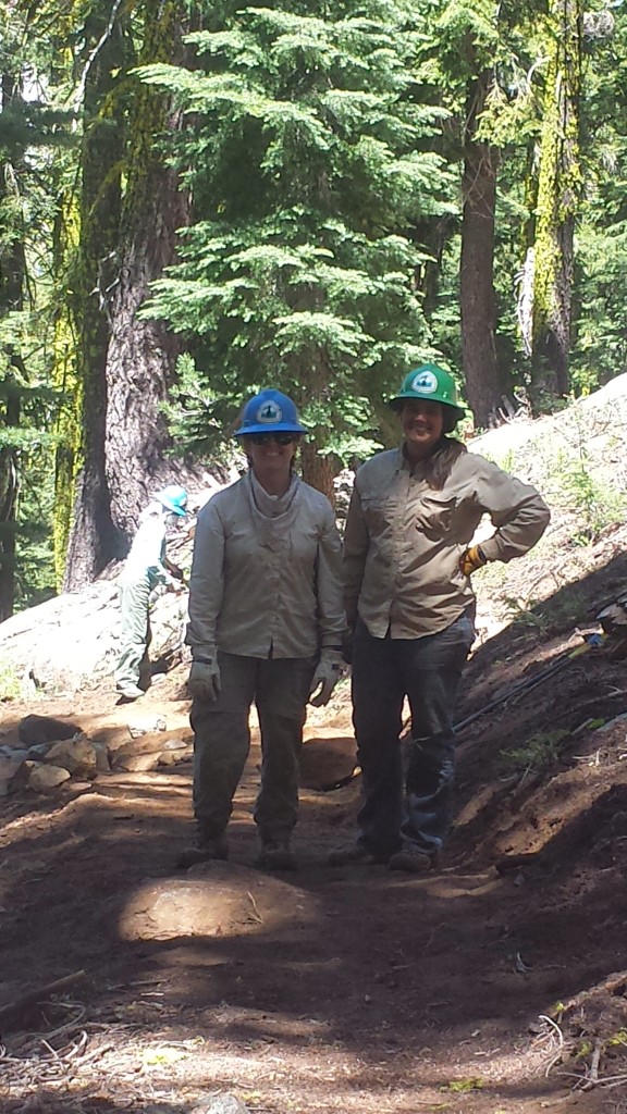 PCT Section K Granite Chief Wilderness Lake Tahoe trail maintenance crew