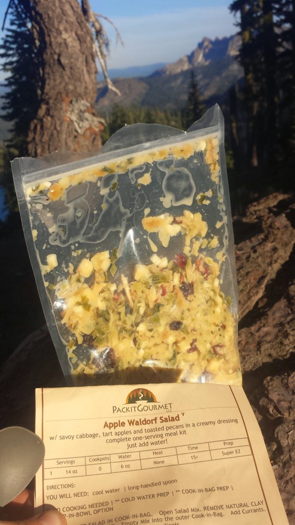 PCT Section M Tahoe National Forest trail food Packit Gourmet Waldorf Salad