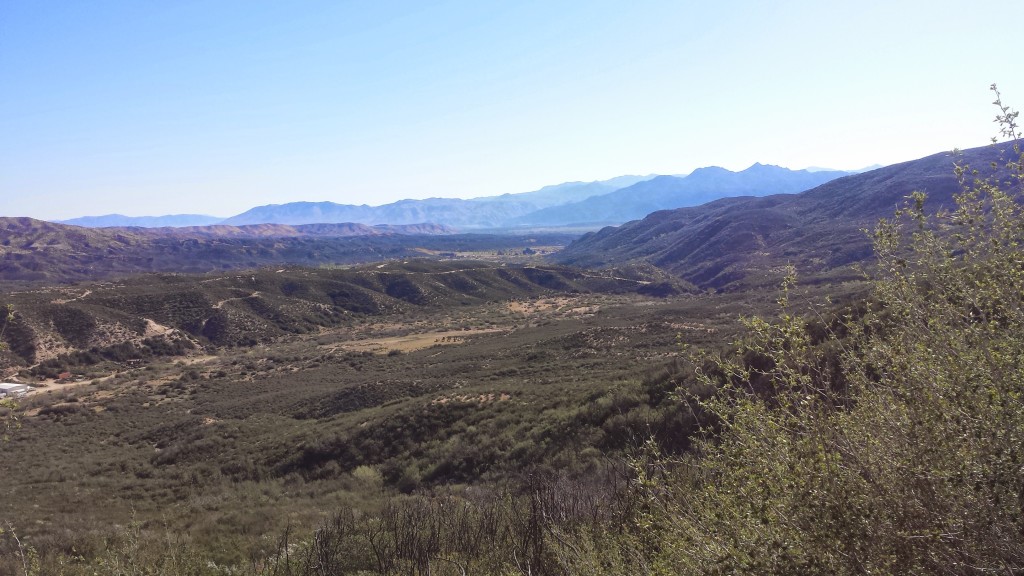 View of Summit Valley towards Mojave Forks