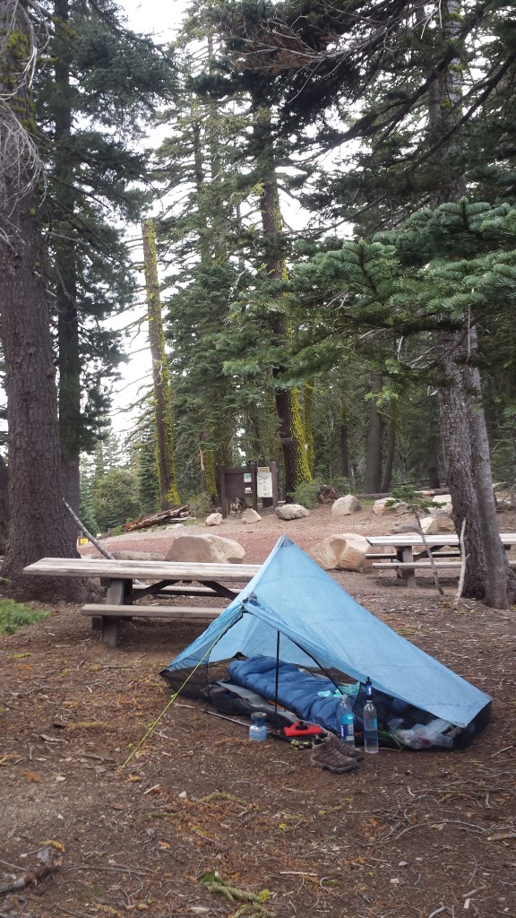 Camping at Barker Pass