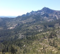 The Sierra Buttes, viewed from the north.